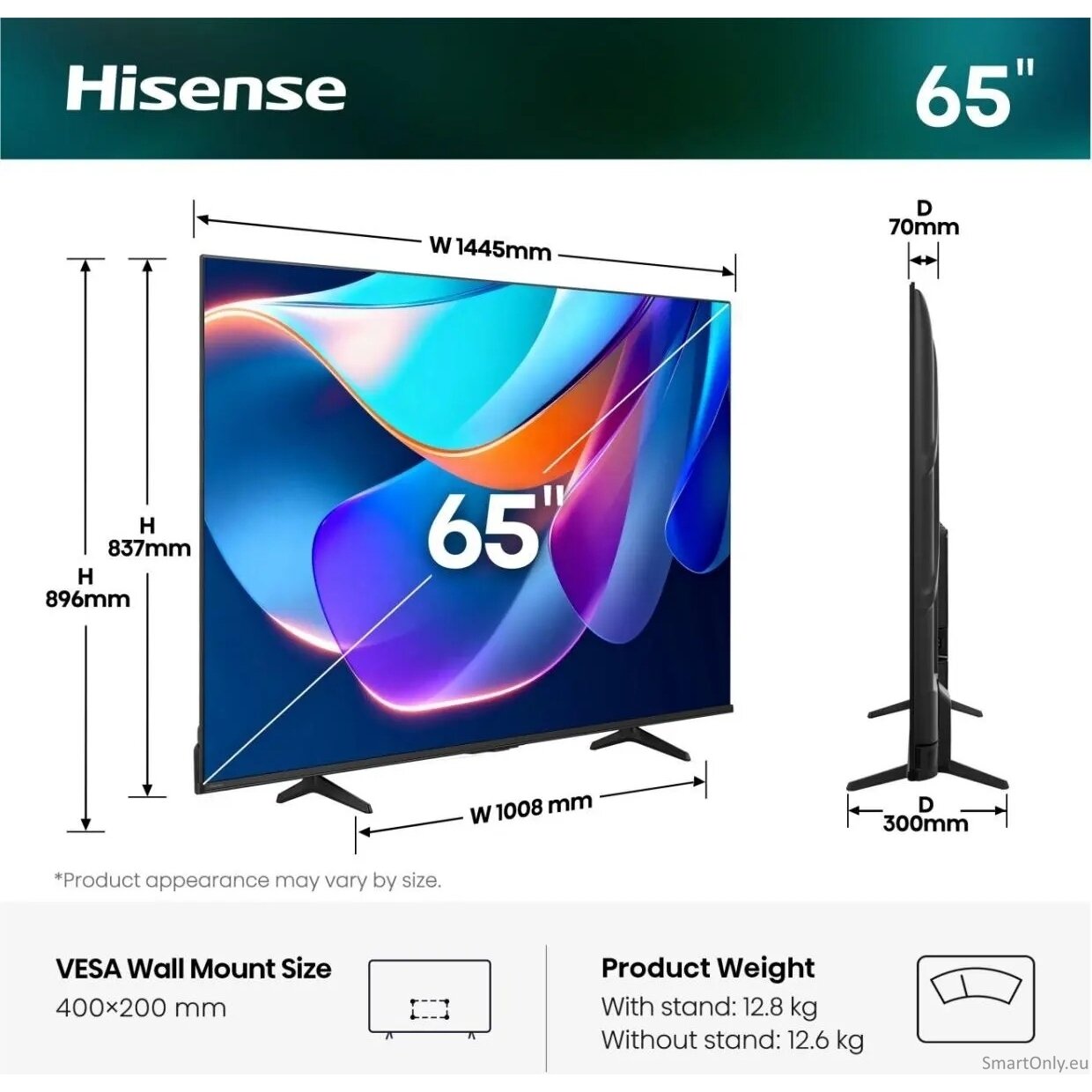 Hisense 65A6S 65" (164 cm) UHD 4K Smart TV | Hisense 2