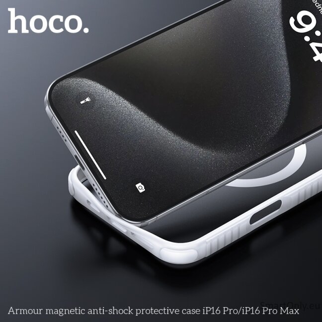 HOCO Armour magnetinis apsauginis dėklas telefonui iPhone 16 promax 3 HOCO Armour magnetinis apsauginis dėklas telefonui iPhone 16 promax 3