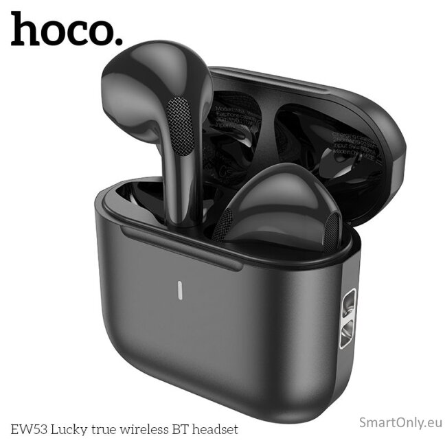 Hoco EW53 Lucky TWS belaidės ausinės Black 1