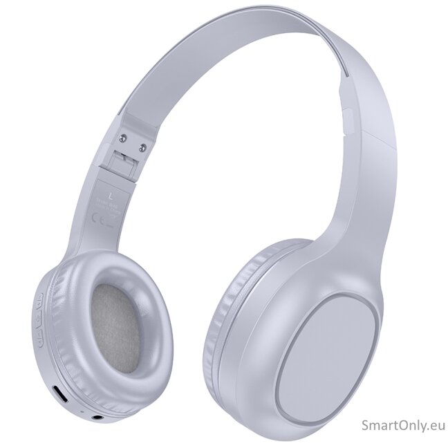 HOCO W46 Charm wireless headphones Light Blue Grey HOCO W46 Charm wireless headphones Light Blue Grey