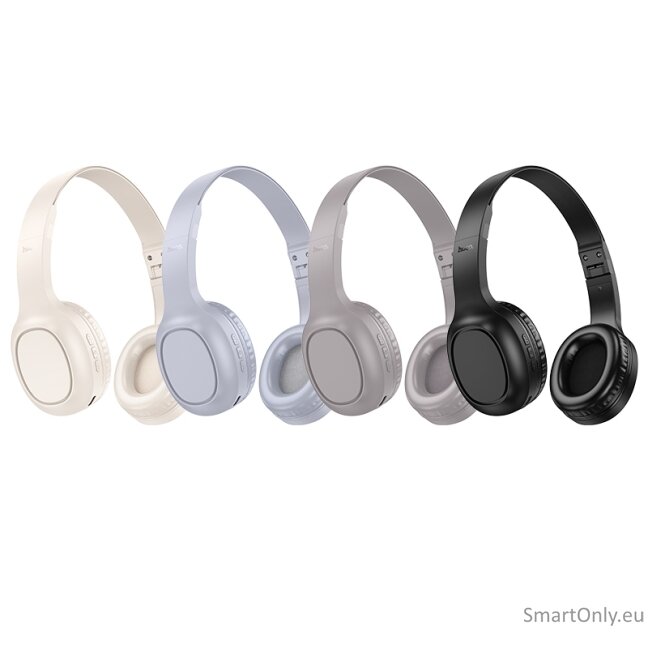 HOCO W46 Charm wireless headphones Light Blue Grey 2 HOCO W46 Charm wireless headphones Light Blue Grey 2