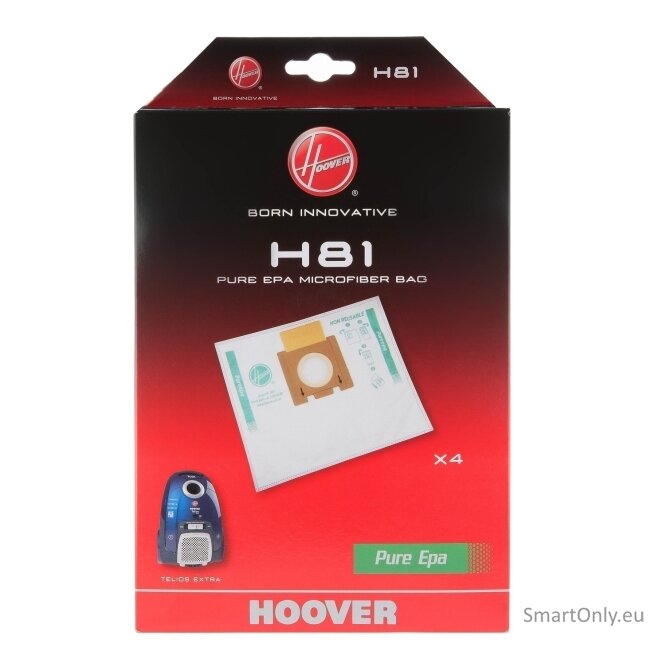Hoover Pure Epa microfiber Vacuum cleaner bags H81,  White 2