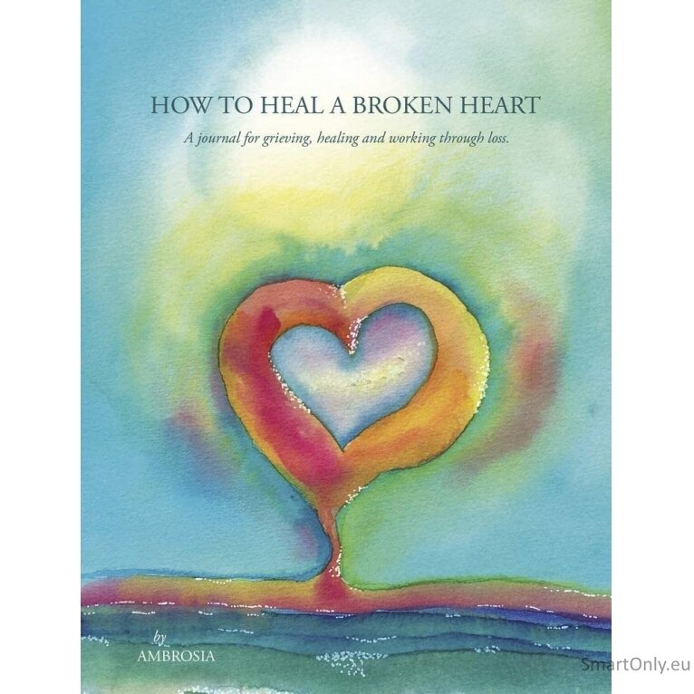 How to heal a broken heart a journal užrašinė Blue Angel How to heal a broken heart a journal užrašinė Blue Angel