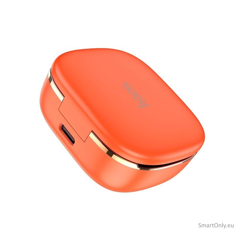 Hoco EW18 TWS belaidės ausinės Orange 1 Hoco EW18 TWS belaidės ausinės Orange 1