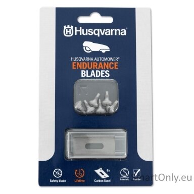 HUSQVARNA Spare Blades, AM Endurance Blades, 6 pcs. HUSQVARNA Spare Blades, AM Endurance Blades, 6 pcs.