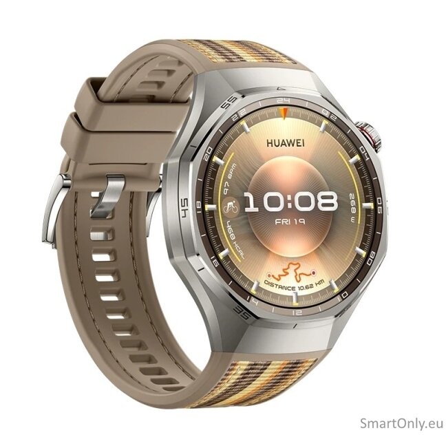 Huawei WATCH GT 6 Pro 46mm | Smart watch | GPS (satellite) | AMOLED | 1.47 inches | Waterproof | Brown 2