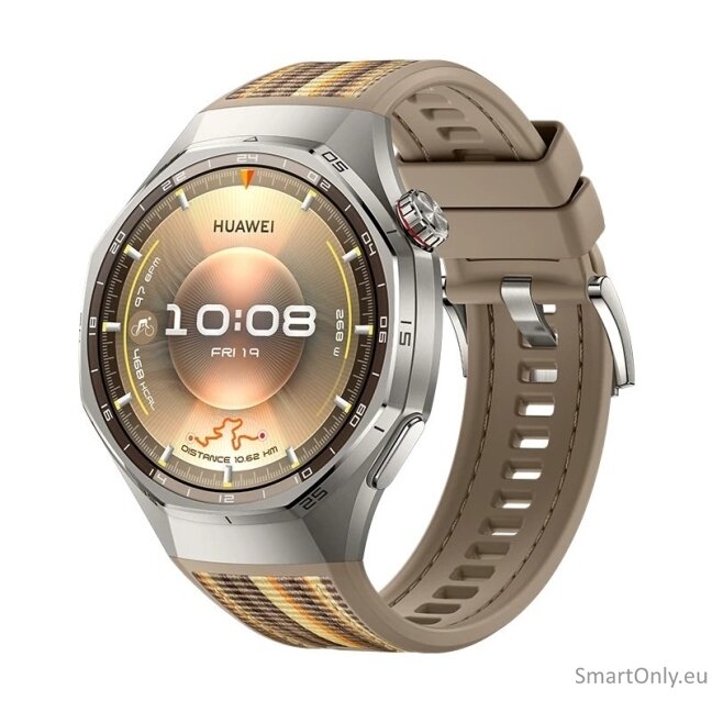 Huawei WATCH GT 6 Pro 46mm | Smart watch | GPS (satellite) | AMOLED | 1.47 inches | Waterproof | Brown
