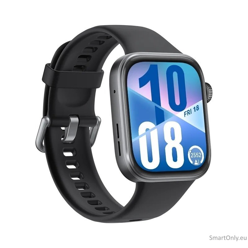 Huawei Watch FIT4, Fluorelastomer Black strap, Seiya-B19F 2 Huawei Watch FIT4, Fluorelastomer Black strap, Seiya-B19F 2