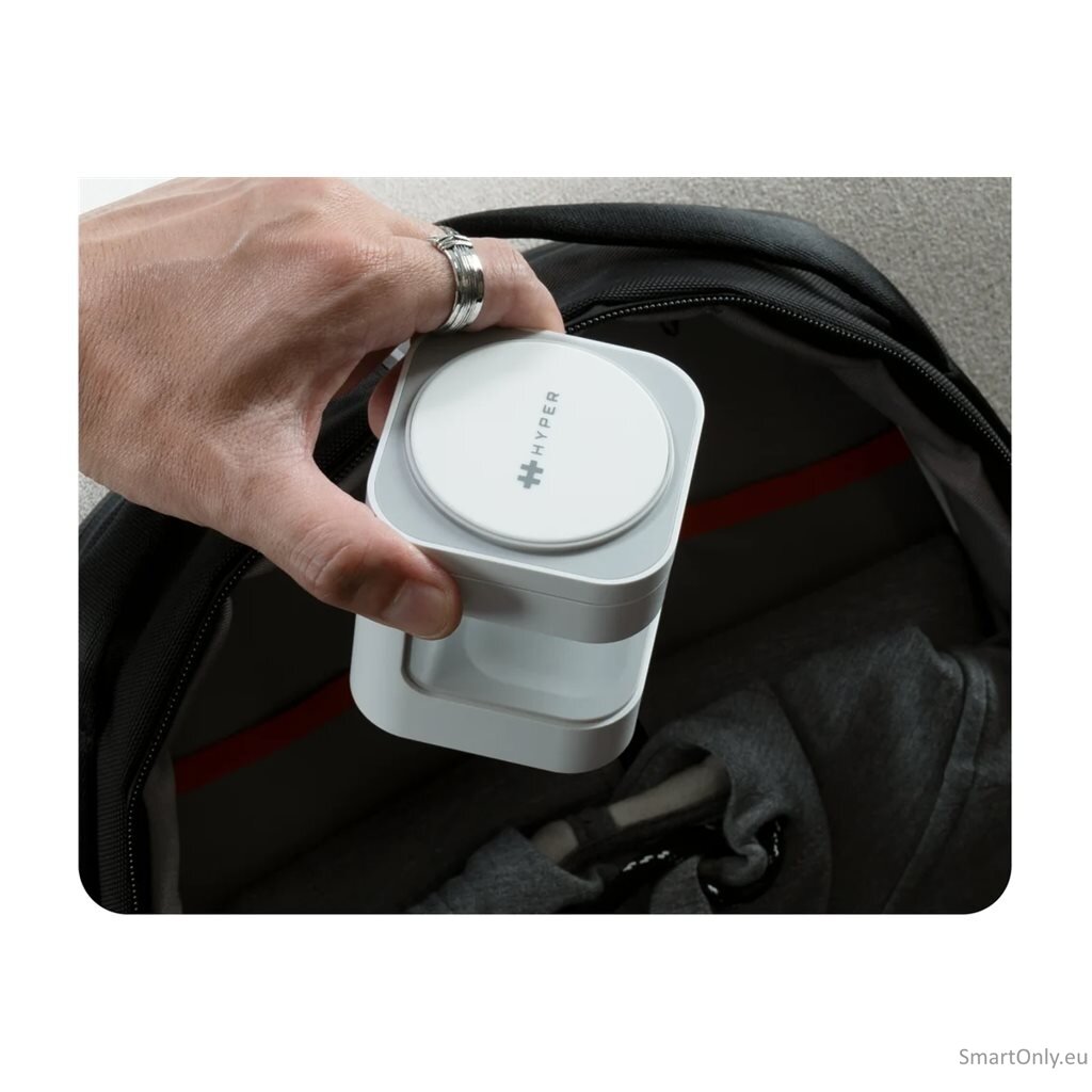 Hyper Hyperjuice® Qi2 3-in-1 Magnetic Charging Stand, White | Hyper 11 Hyper Hyperjuice® Qi2 3-in-1 Magnetic Charging Stand, White | Hyper 11