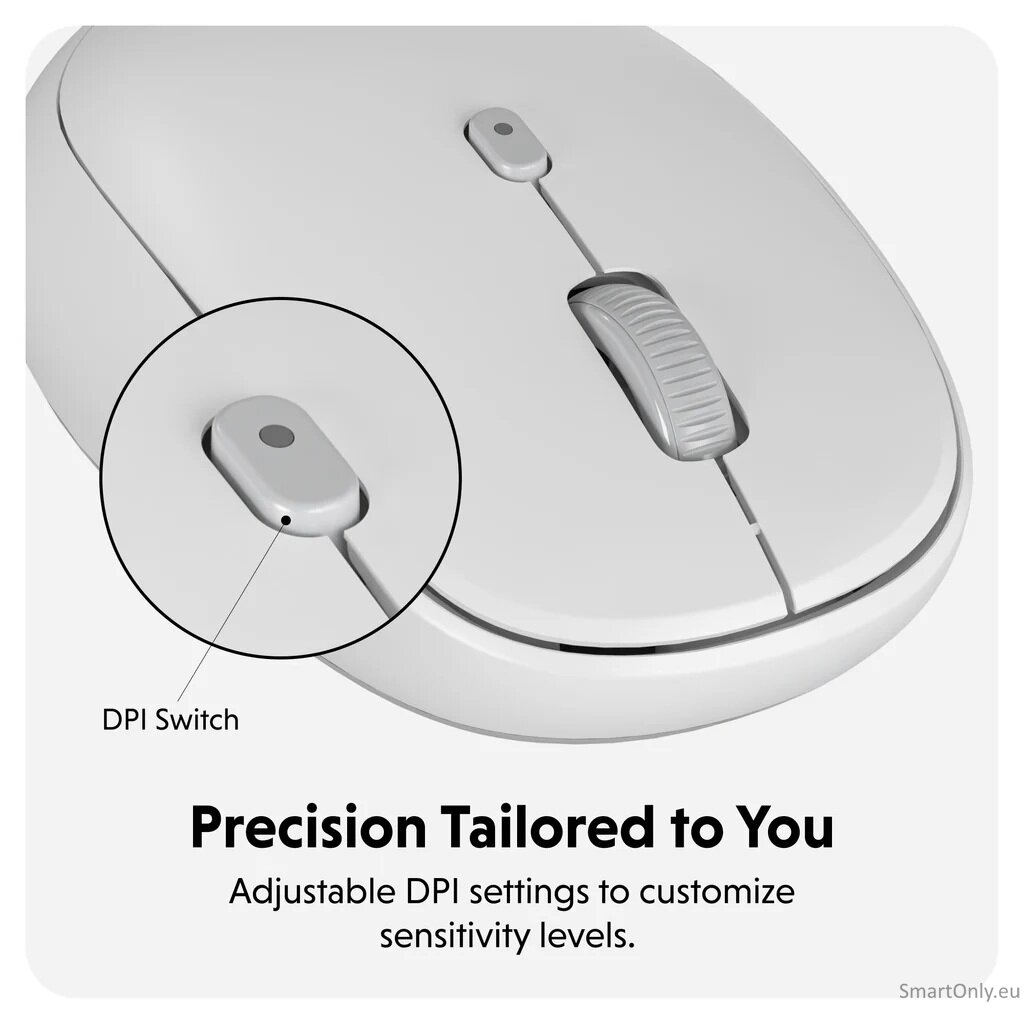 Hyper Next Bluetooth Mouse | Wireless | White 4 Hyper Next Bluetooth Mouse | Wireless | White 4