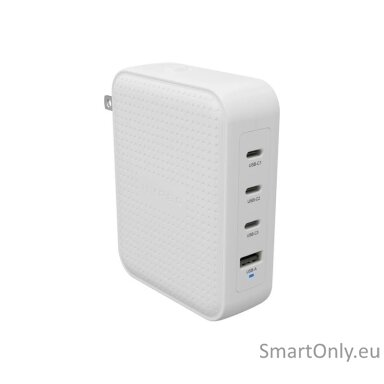 Hyper HyperJuice 145W USB-C GaN Travel Charger with 4 Ports - White Hyper HyperJuice 145W USB-C GaN Travel Charger with 4 Ports - White