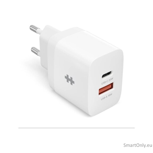 Hyper HyperJuice 20W USB-C Charger (EU) | White Hyper HyperJuice 20W USB-C Charger (EU) | White