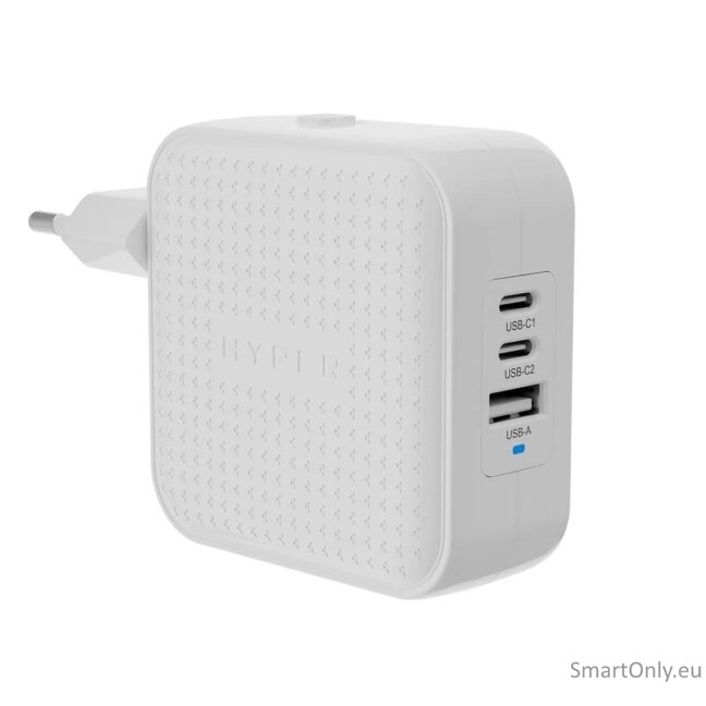 Hyper HyperJuice 70W USB-C GaN Travel Charger (3C+1A) - White | Hyper