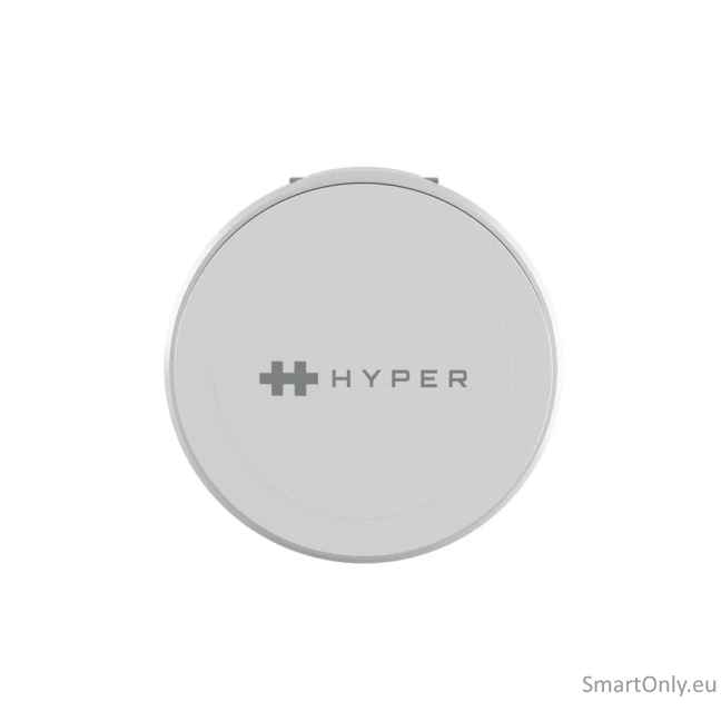 Hyper Hyperjuice® Qi2 2-in-1 Magnetic Charging Stand, White | Hyper 5 Hyper Hyperjuice® Qi2 2-in-1 Magnetic Charging Stand, White | Hyper 5