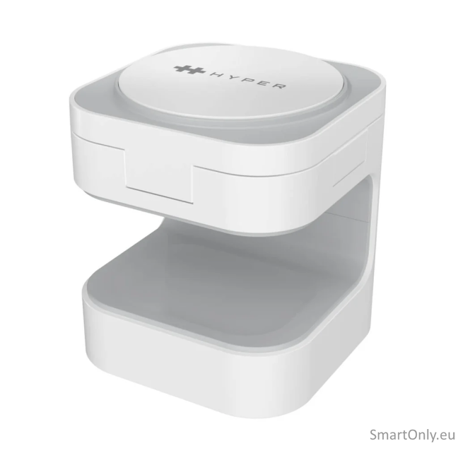 Hyper Hyperjuice® Qi2 3-in-1 Magnetic Charging Stand, White | Hyper 2