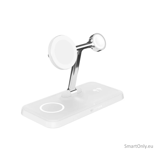 Hyper HyperJuice QI2 4 in 1 Charging Stand, White | Hyper 1