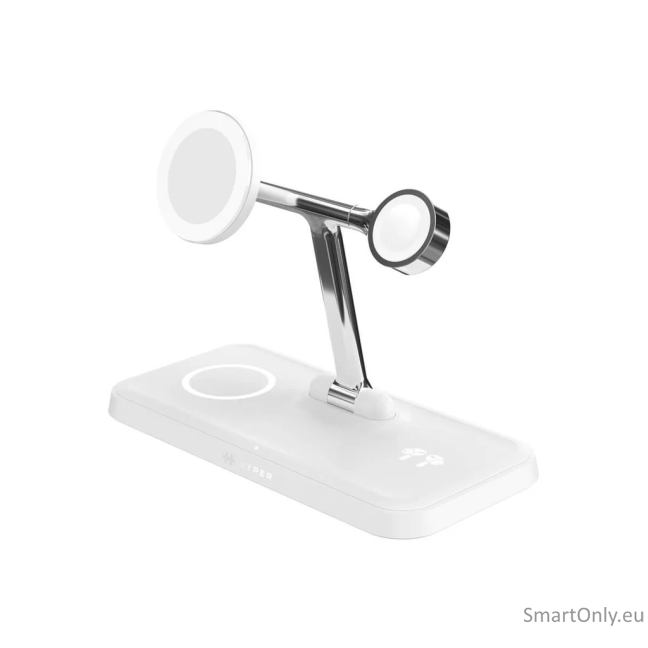 Hyper HyperJuice QI2 4 in 1 Charging Stand, White | Hyper