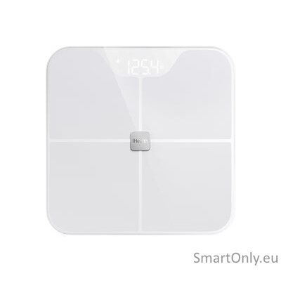 iHealth | Body Analysis Scales | HS2S | Body fat analysis | Body Mass Index (BMI) measuring | Body water percentage | Bone mass analysis | Maximum weight (capacity) 180 kg | Memory function | Multiple users | Muscle ratio/density analysis 2 iHealth | Body Analysis Scales | HS2S | Body fat analysis | Body Mass Index (BMI) measuring | Body water percentage | Bone mass analysis | Maximum weight (capacity) 180 kg | Memory function | Multiple users | Muscle ratio/density analysis 2