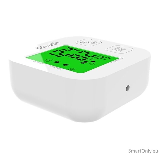 iHealth | Track | KN-550BT | White/Blue | Calculation of blood pressure (systolic and diastolic), Calculation of heart rate | 4 | Wireless Bluetooth connection | Automatic | Weight 438 g 1