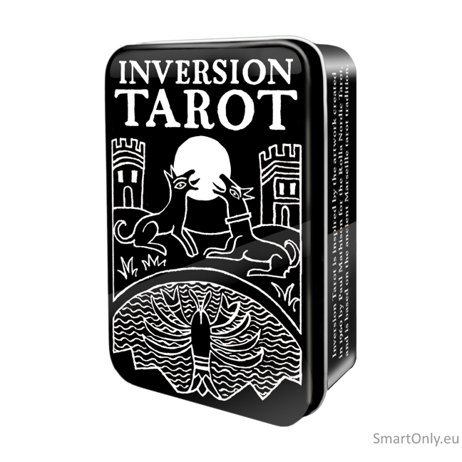 Inversion Taro kortos skardinėje dėžutėje US Games Systems 7 Inversion Taro kortos skardinėje dėžutėje US Games Systems 7