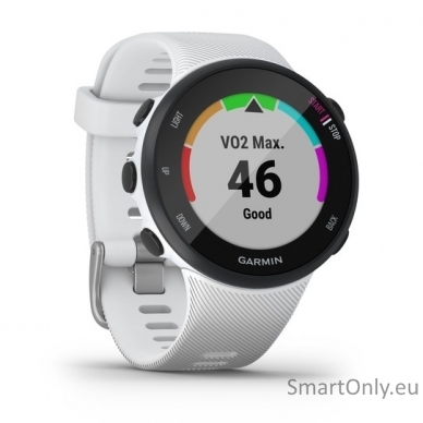 Smartwatch Garmin Forerunner 45S White 2