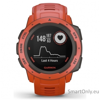 Smartwatch Garmin Instinct Flame Red 1