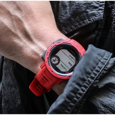 Smartwatch Garmin Instinct Flame Red 6