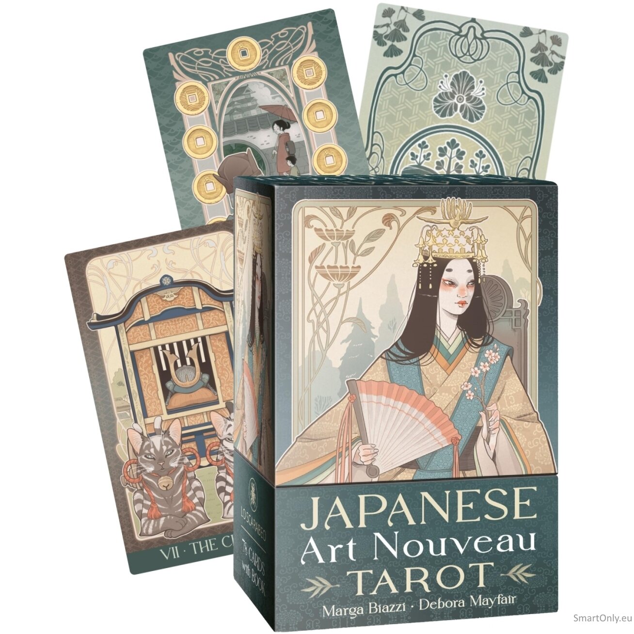 Japanese Art Nouveau Tarot (Premium) kortos Lo Scarabeo Japanese Art Nouveau Tarot (Premium) kortos Lo Scarabeo