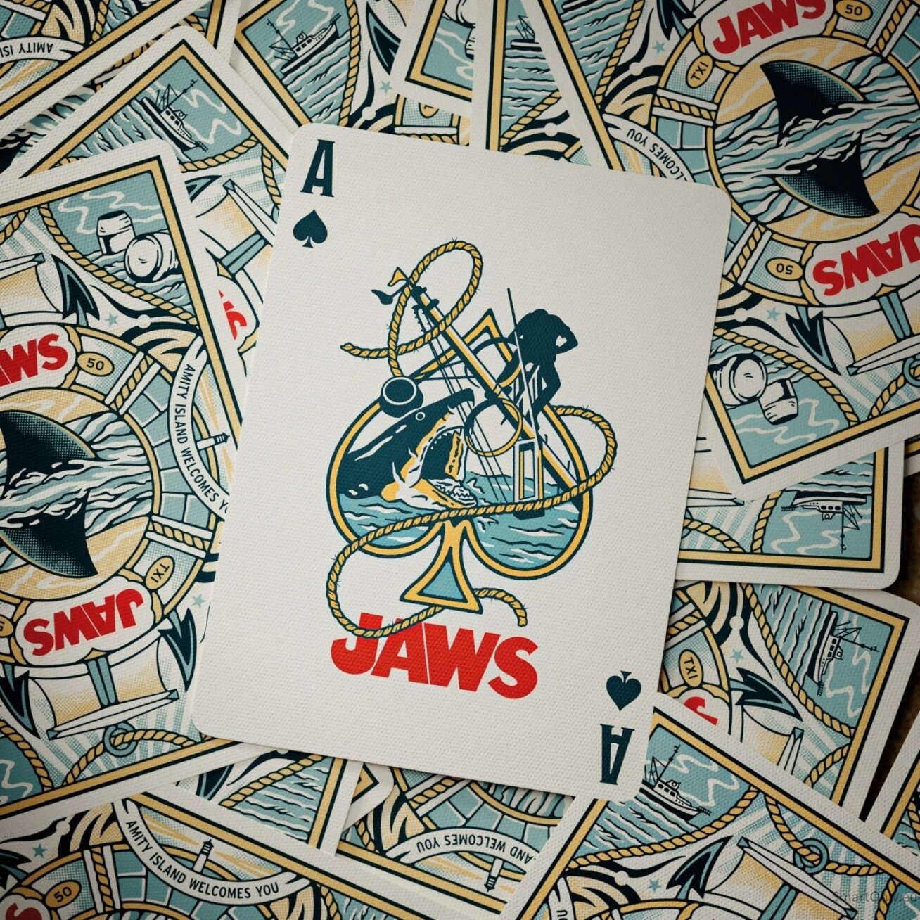 Jaws žaidimo kortos Theory11 5