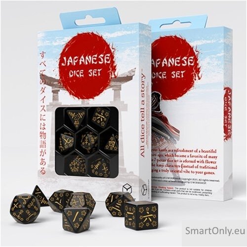 Japanese Deep Night Firefly kauliukų rinkinys Japanese Deep Night Firefly kauliukų rinkinys