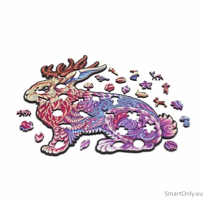 Jackalope Dėlionė Iš Medžio XL Dydis (600 detalių) Fantasy Puzzles 4 Jackalope Dėlionė Iš Medžio XL Dydis (600 detalių) Fantasy Puzzles 4