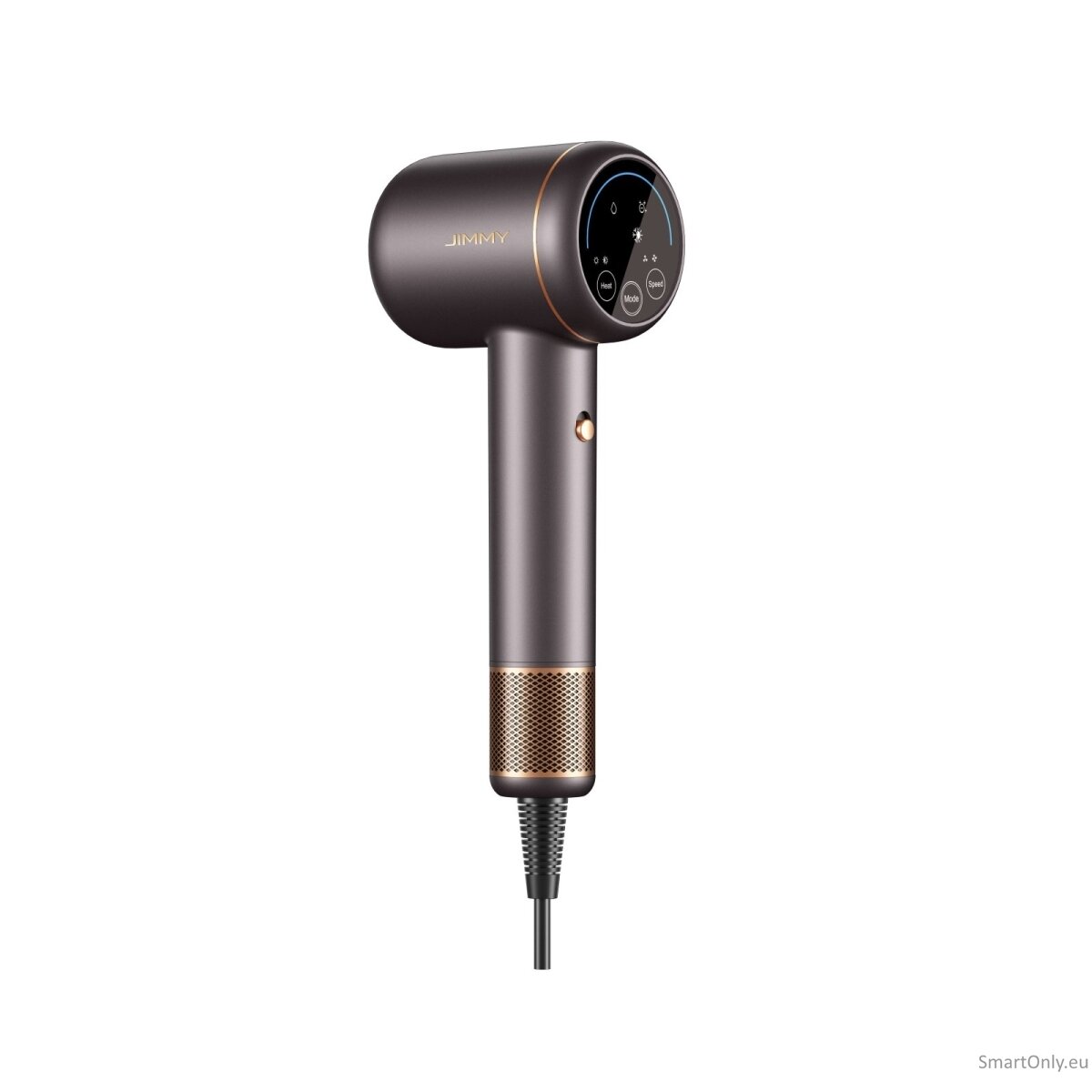 Jimmy | Hair Dryer | F8 | 1600 W | Number of temperature settings 3 | Ionic function | Diffuser nozzle | Grey Jimmy | Hair Dryer | F8 | 1600 W | Number of temperature settings 3 | Ionic function | Diffuser nozzle | Grey
