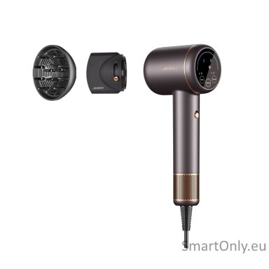 Jimmy | Hair Dryer | F8 | 1600 W | Number of temperature settings 3 | Ionic function | Diffuser nozzle | Grey