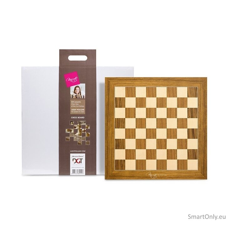 Judit Polgar Deluxe medinė šachmatų lenta DGT Judit Polgar Deluxe medinė šachmatų lenta DGT