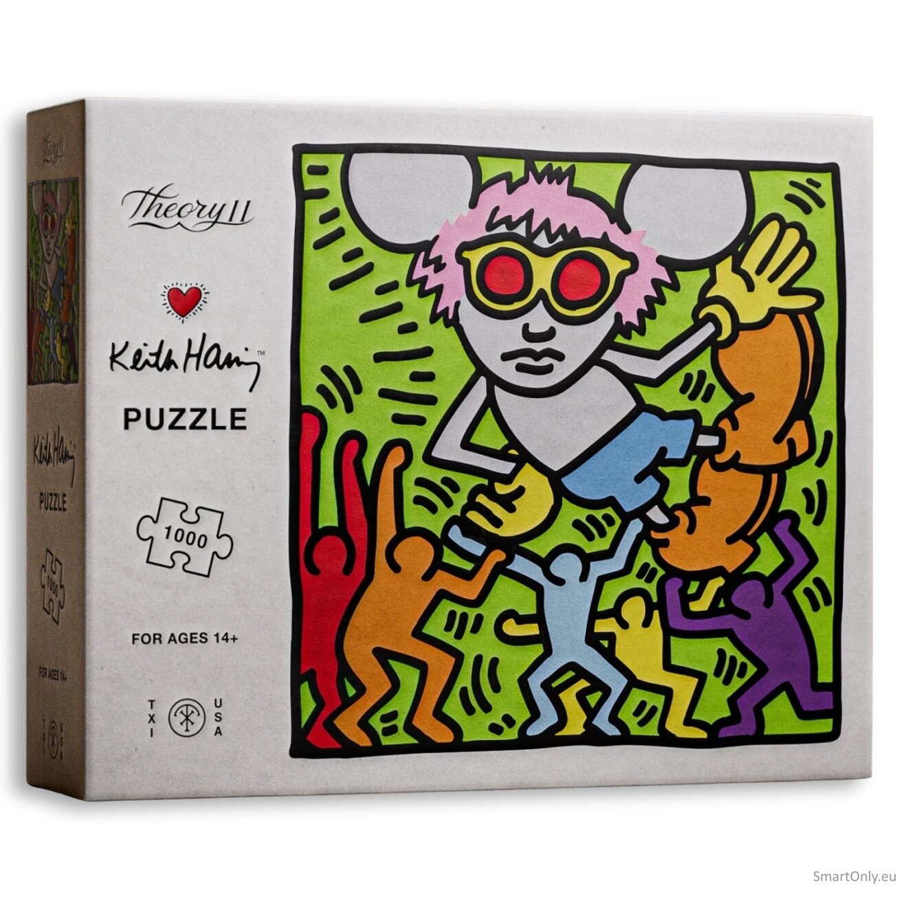 Keith Haring dėlionė 1000 detalių Theory11 Keith Haring dėlionė 1000 detalių Theory11