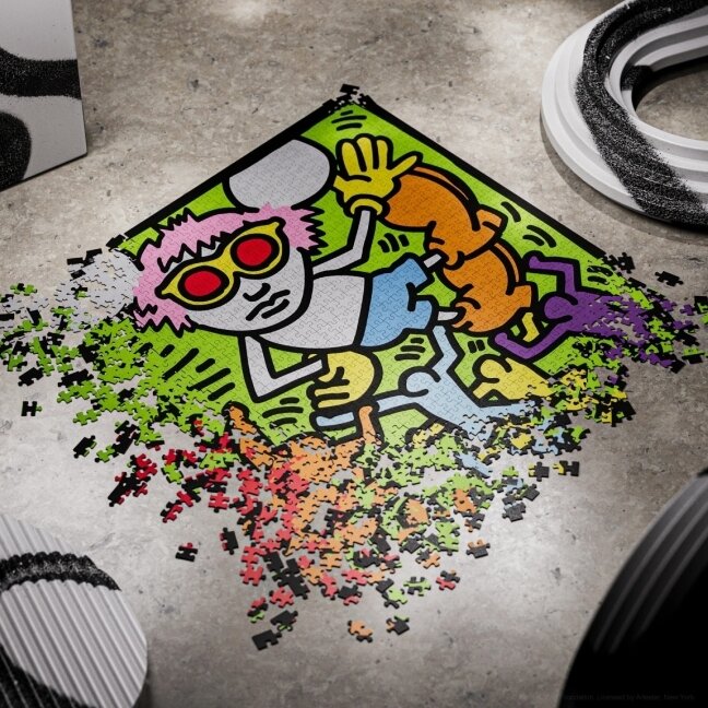 Keith Haring dėlionė 1000 detalių Theory11 2 Keith Haring dėlionė 1000 detalių Theory11 2