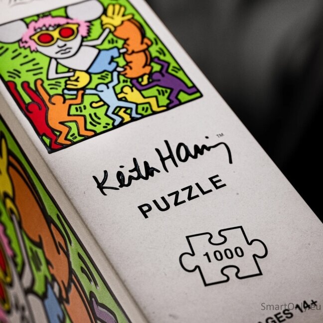 Keith Haring dėlionė 1000 detalių Theory11 3