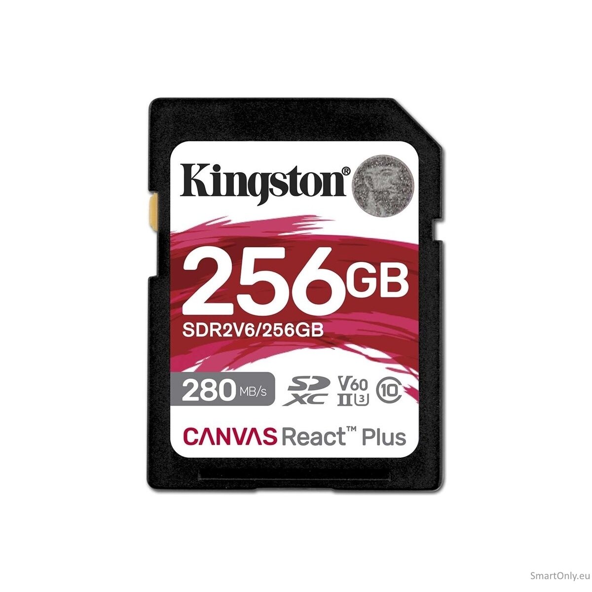 Kingston | Canvas React Plus | 256 GB | SD | Flash memory class 10 Kingston | Canvas React Plus | 256 GB | SD | Flash memory class 10