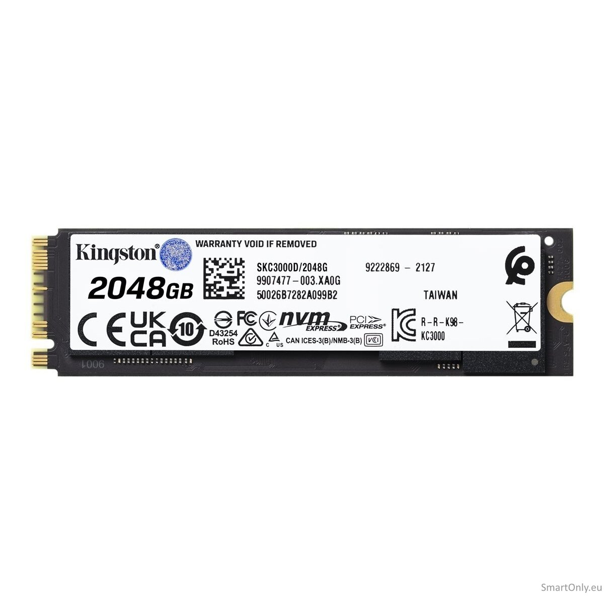 Kingston | SSD | KC3000 | 2048 GB | SSD form factor M.2 2280 | Solid-state drive interface PCIe 4.0 NVMe M.2 | Read speed 7000 MB/s | Write speed 7000 MB/s 2 Kingston | SSD | KC3000 | 2048 GB | SSD form factor M.2 2280 | Solid-state drive interface PCIe 4.0 NVMe M.2 | Read speed 7000 MB/s | Write speed 7000 MB/s 2