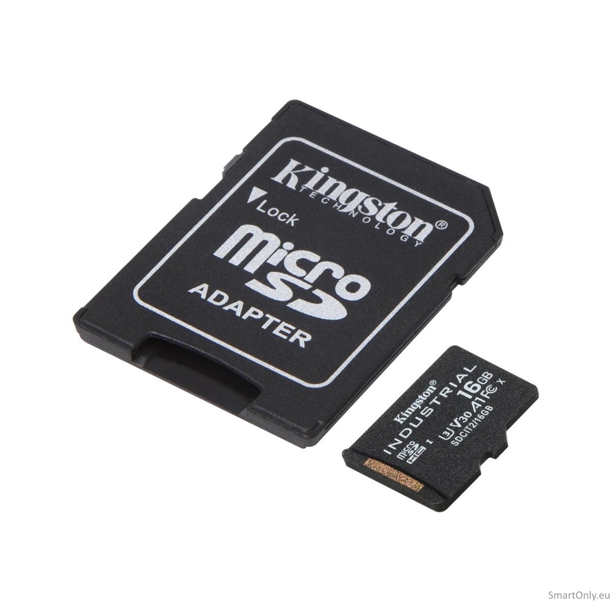 Kingston | UHS-I | 16 GB | microSDHC/SDXC Industrial Card | Flash memory class Class 10, UHS-I, U3, V30, A1 | SD Adapter 4