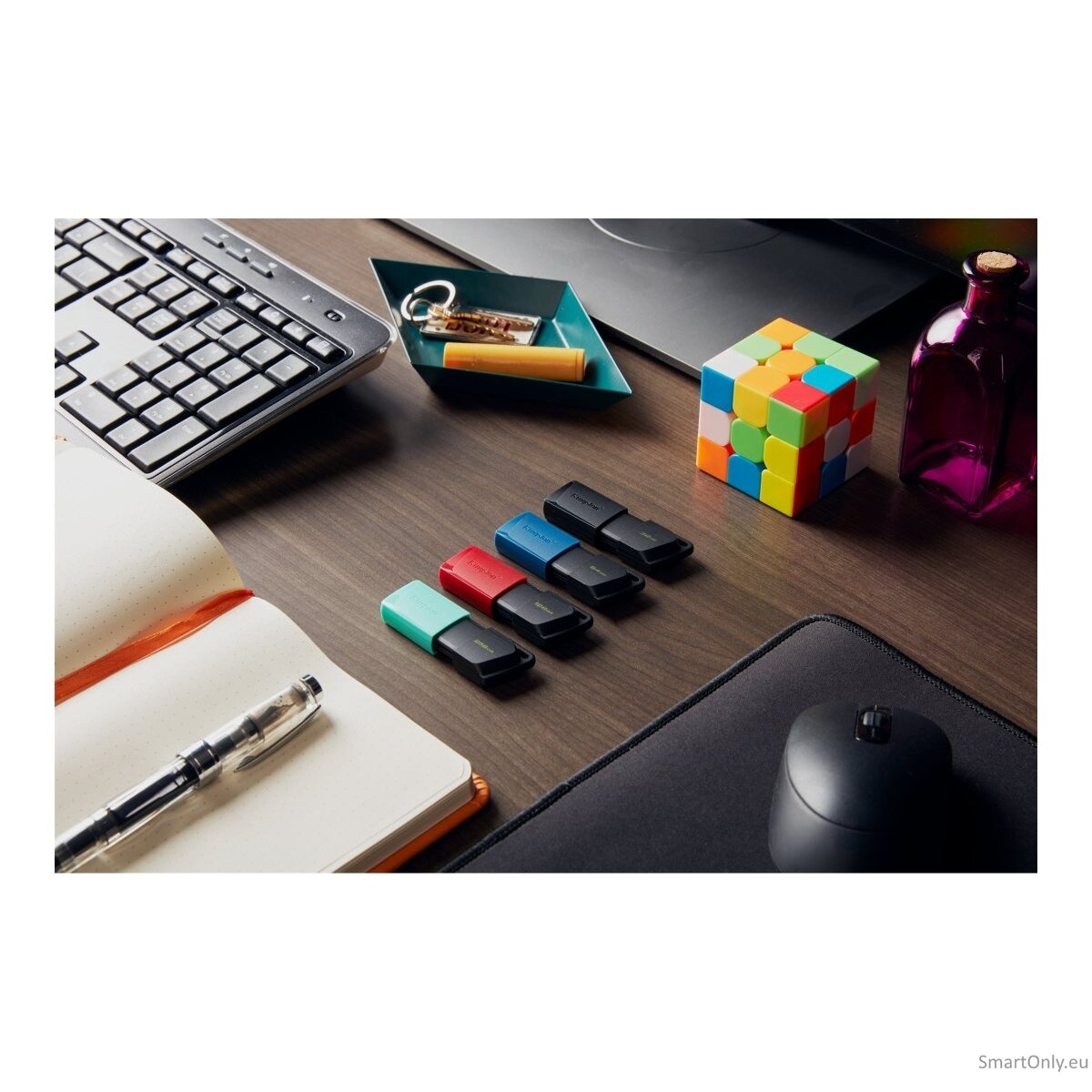 Kingston | USB Flash Drive | DataTraveler Exodia | 256 GB | USB 3.2 Gen 1 | Black/Teal 4 Kingston | USB Flash Drive | DataTraveler Exodia | 256 GB | USB 3.2 Gen 1 | Black/Teal 4
