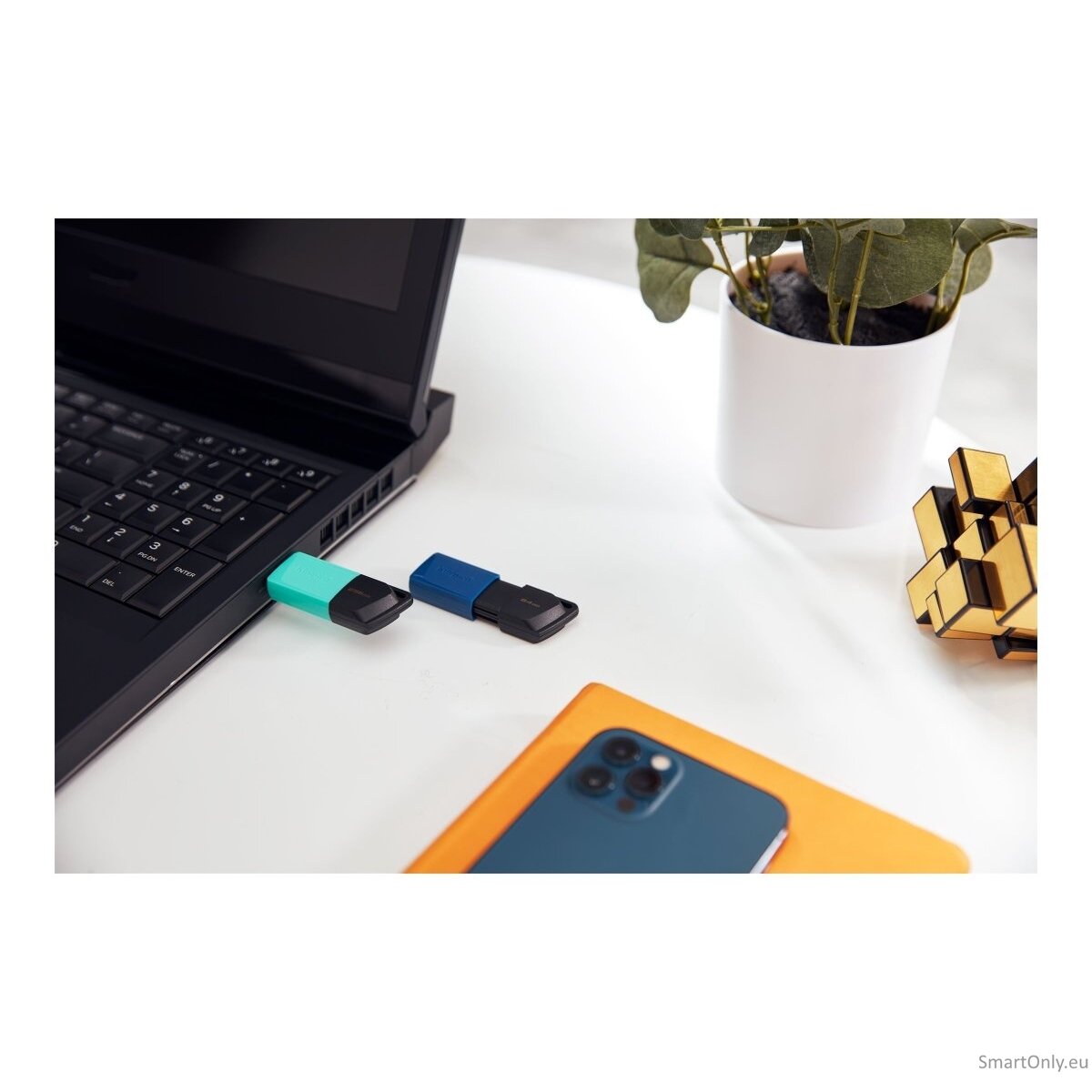 Kingston | USB Flash Drive | DataTraveler Exodia | 256 GB | USB 3.2 Gen 1 | Black/Teal 5 Kingston | USB Flash Drive | DataTraveler Exodia | 256 GB | USB 3.2 Gen 1 | Black/Teal 5