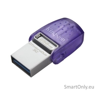 Kingston | DataTraveler | DT Micro Duo 3C | 256 GB | USB Type-C and Type-A | Purple Kingston | DataTraveler | DT Micro Duo 3C | 256 GB | USB Type-C and Type-A | Purple