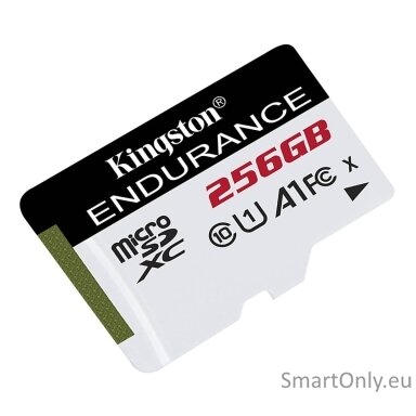 Kingston Endurance 95R | 256 GB | microSDXC | Flash memory class Class 10, UHS-I Kingston Endurance 95R | 256 GB | microSDXC | Flash memory class Class 10, UHS-I