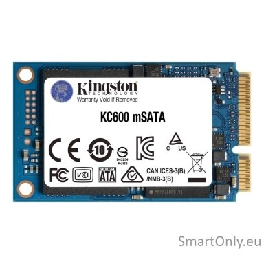 Kingston | KC600 | 1000 GB | Solid-state drive interface mSATA | Read speed 550 MB/s | Write speed 520 MB/s Kingston | KC600 | 1000 GB | Solid-state drive interface mSATA | Read speed 550 MB/s | Write speed 520 MB/s