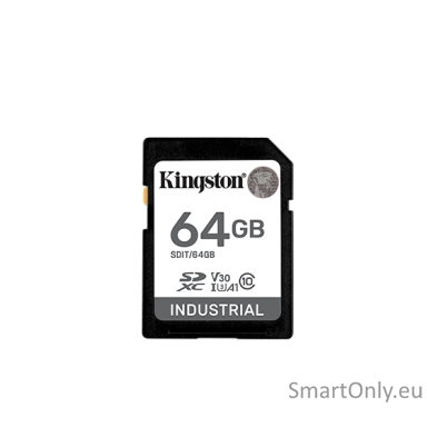 Kingston | Memory Card | SDIT/64GB | 64 GB | SD | Flash memory class Class 10, UHS-I, U3, V30, A1