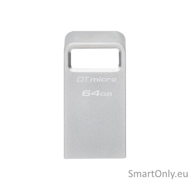 Kingston | USB 3.2 Flash Drive | DataTraveler micro | 64 GB | USB 3.2 | Silver Kingston | USB 3.2 Flash Drive | DataTraveler micro | 64 GB | USB 3.2 | Silver