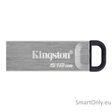 Kingston | USB Flash Drive | DataTraveler Kyson | 512 GB | Type-A USB 3.2 Gen 1 | Silver