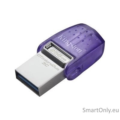Kingston | DataTraveler | DT Micro Duo 3C | 256 GB | USB Type-C and Type-A | Purple 4