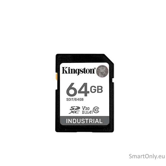 Kingston | Memory Card | SDIT/64GB | 64 GB | SD | Flash memory class Class 10, UHS-I, U3, V30, A1